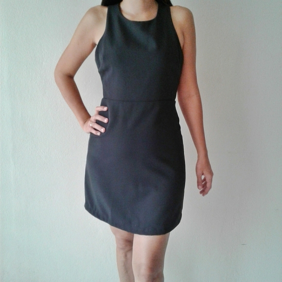 BLACK SLEEVELESS DRESS|SHIFT DRESS|BLACK DRESS - Picture 6 of 10